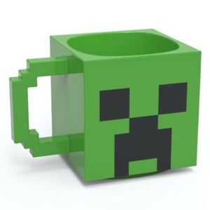 Minecraft CREEPER Green 3D Figural Ceramic Mug